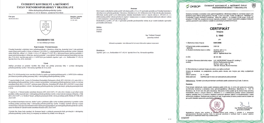 Certifikaty, Ekologia